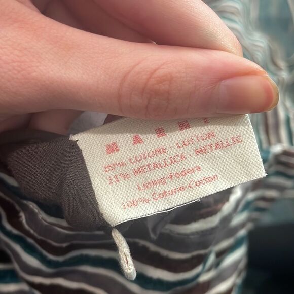 Marni Multi Striped with Bow Back Dress - Picture 10 of 10